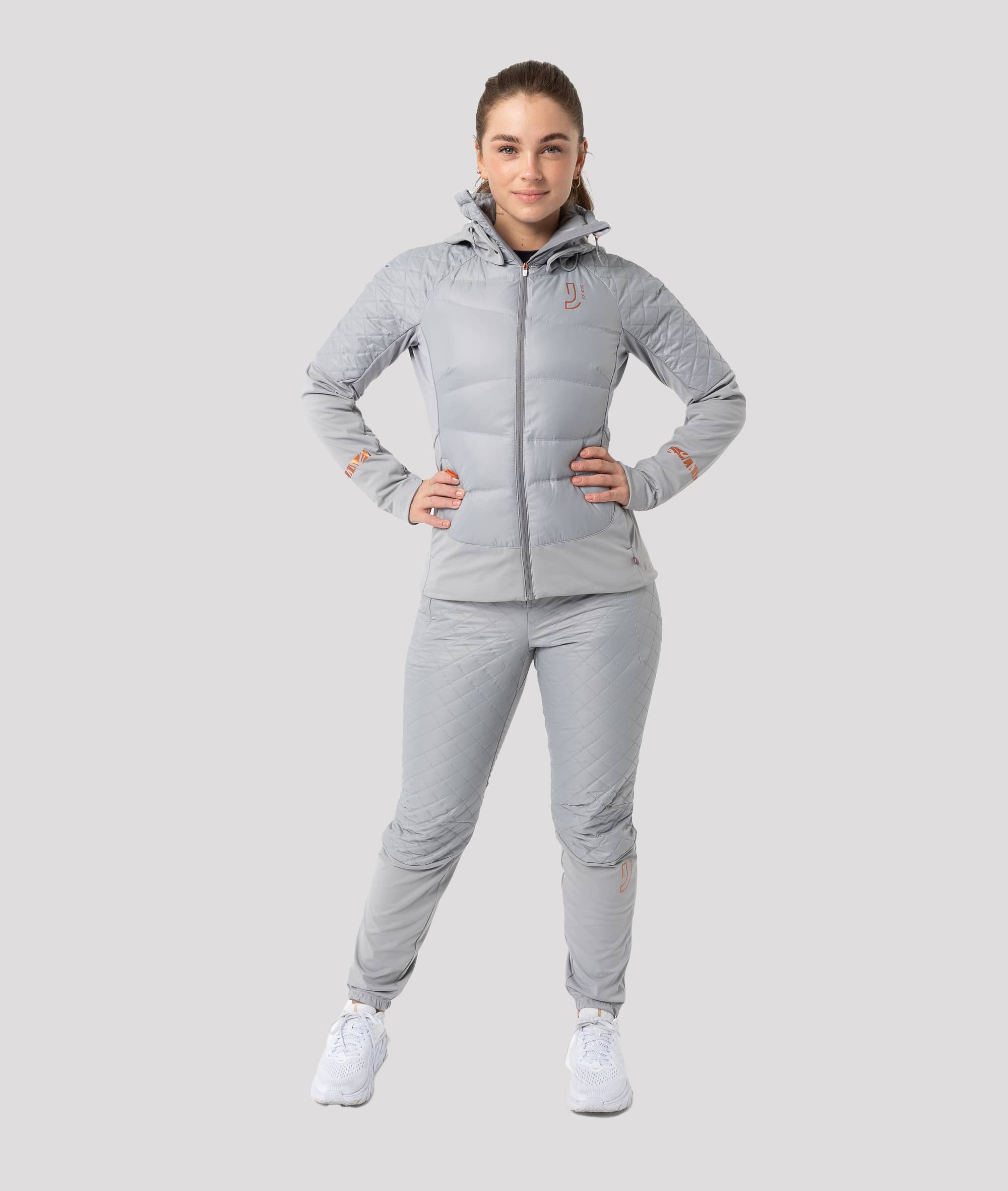 ウェア  Women's Training Winter Jacket Training Jacket Advance Primaloft - Grey