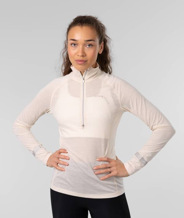 Aerial Wool Mix Half Zip Top 2.0