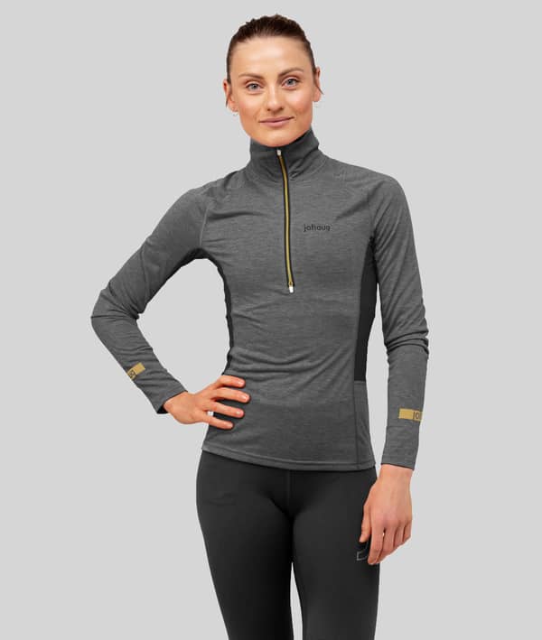 Aerial Wool Mix Half Zip Top 2.0
