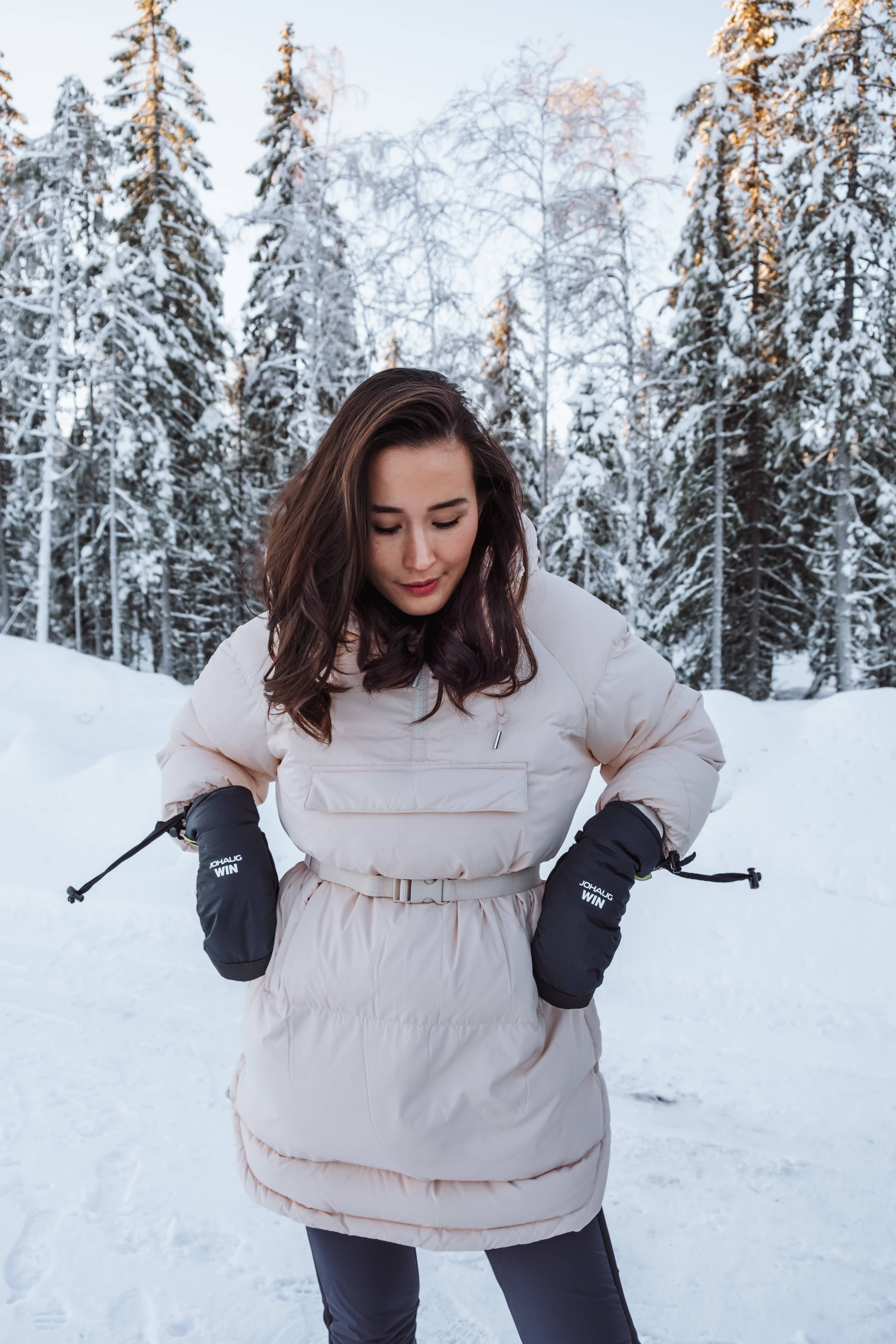 Adapt Down Poncho 2.0 - Light beige