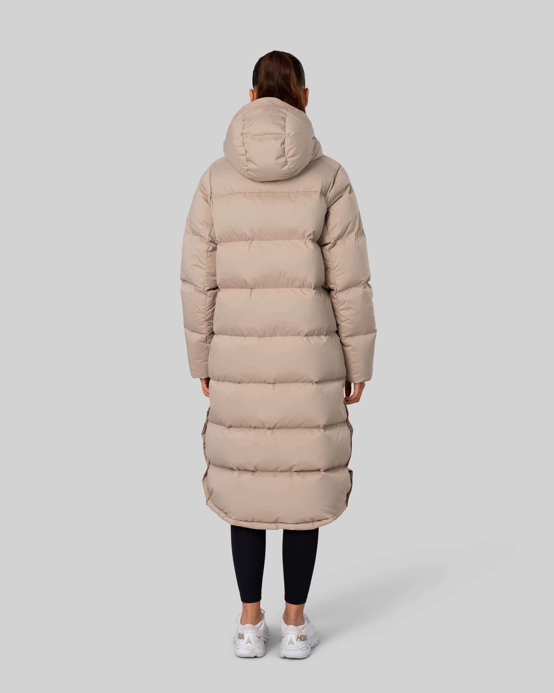 Escape Down Long Coat - Dark beige