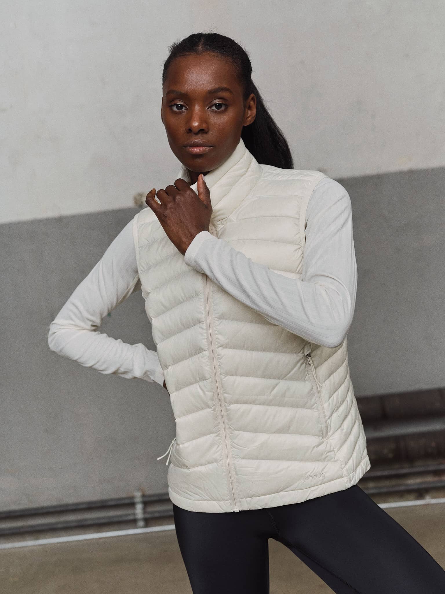 Spirit Down Liner Vest - Tofu white