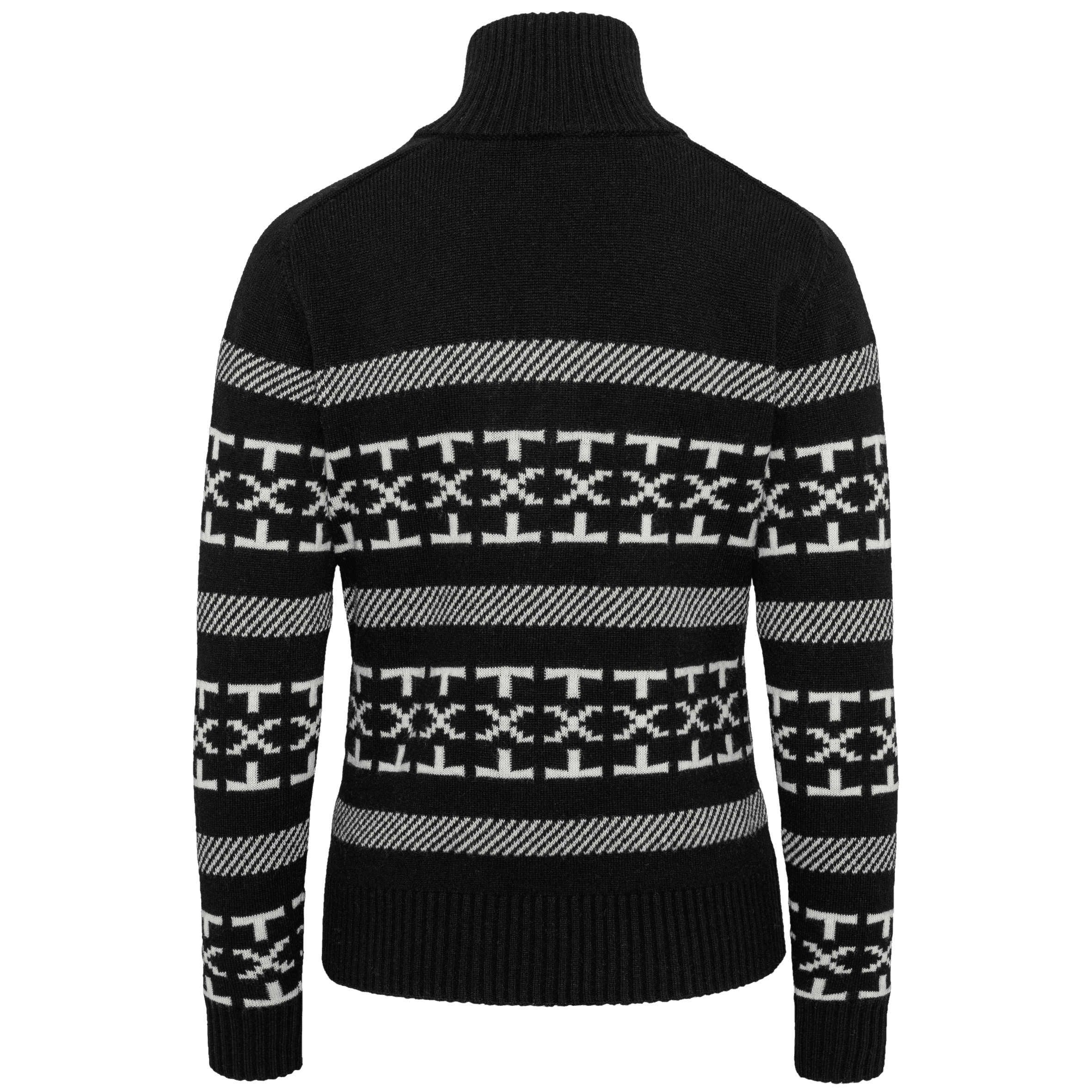 Dalsbygda Woolmix Halfzip Sweater - Black